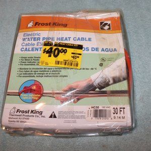 Frost King HC30 Electric Water Pipe heat Cable 30 FEET